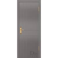 Дверь межкомнатная DioDoor Trend АБСТРАКЦИЯ-4 Эмаль графит, глухое полотно